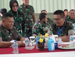 Danrem 022/PT Sambut Tim Wasrik Current Audit Itjenad TA 2022
