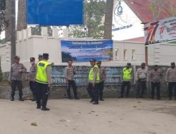 Ratusan Personel Polres – TNI Disiagakan di Lokasi Sinode Godang di Sipoholon