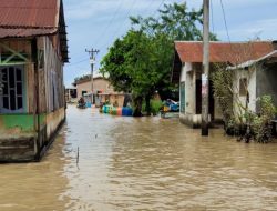 Air Sungai Rampah Meluap, Ratusan Rumah Penduduk  Terendam Banjir