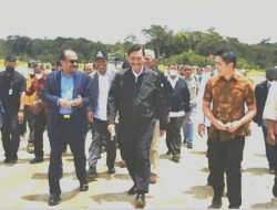 Menko Marves Tinjau Progres Pembangunan Pusat Riset Herbal di Humbahas