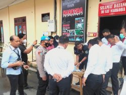 Hindari Keterlibatan dengan Narkoba, Polres Langkat Mendadak Tes Urine Personil