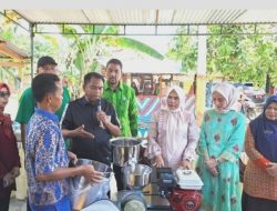 Bupati Serahkan Bantuan Pengembangan Kampung Tahu di Dolok Manampang