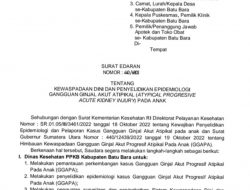 Pemkab Batu Bara Keluarkan SE Kewaspadaan Dini Ganguan Ginjal Akut