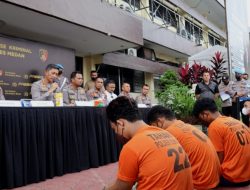 Polrestabes Medan Bekuk  5 Pelaku Tawuran yang Menewaskan Seorang Pelajar