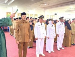 Walikota Lantik 106 Pejabat di Lingkungan Pemkot Tanjungbalai