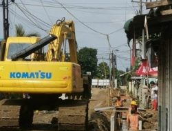 Atasi Banjir, Pemko Medan Bangun Saluran Drainase di Jalan Karya Tani Medan