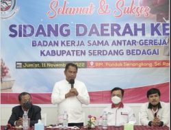 Hadiri Pelantikan BKAG, Darma Wijaya: “Bantu Kami Wujudkan Masyarakat Religius”