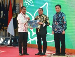 Gubernur Sumut Serahkan  TKDD Kepada 34 Kepala Daerah di Sumut