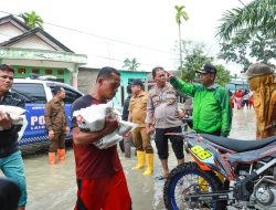 Kendarai Motor Trail, Bupati Sergai Tinjau Posko Banjir Sei Rampah dan Tanjung Beringin