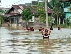 Sungai Batang Serangan Meluap, Tiga Kecamatan di Langkat Diterjang Banjir