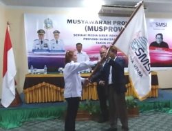 Erris Napitupulu Terpilih Secara Aklamasi Jadi Ketua SMSI Sumut 2022-2027