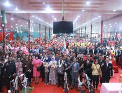 Hadiri Natal Pemkab Sergai, Darma Wijaya Tekankan Pentingnya Damai dan Cinta Kasih