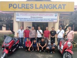 Empat Pelaku Curas Diringkus Aparat Polsek Tanjungpura