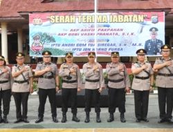 Jabatan Kasat Intelkam dan Kapolsek Siantar Timur Diserahterimakan