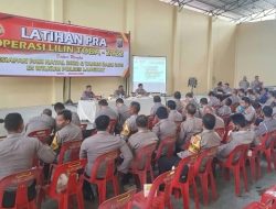 Polres Langkat Gelar Pelatihan Pra Ops Lilin Toba 2022