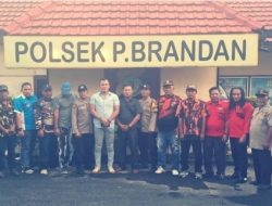 Kapolsek P Brandan Tatap Muka dengan Ormas dan OKP, Sosialisasikan Operasi Lilin Toba