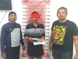 Aparat Polres Sergai Ringkus Juru Tulis Togel di Pantai Cermin