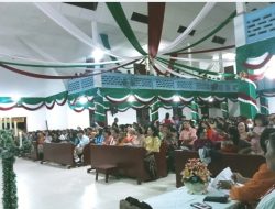Kebaktian Malam Natal di HKBP Habinsaran Diikuti Ribuan Jemaat