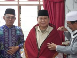 Prabowo Subianto Silaturahmi ke Pimpinan Ponpes Al Kautsar Buya Ali Akbar Marbun