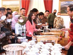 Presiden Jokowi Silaturahmi dengan Wartawan Istana