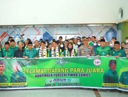 Peringkat 5 Besar Nasional, Adlin Tambunan Apresiasi Perjuangan Atlit PWNU Sumut
