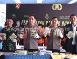 Polri Musnahkan 60 kg Sabu Jaringan Malaysia-Aceh