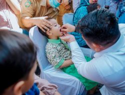 Bobby: Jemput Bola ! Jangan ada Balita  yang tidak Mendapatkan Vaksin Polio