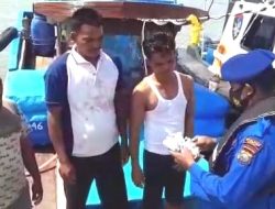Jaga Keamanan Laut, Sat Polairud Polres Langkat  Patroli Perairan
