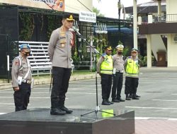 Kapolrestabes Medan Pimpin Apel Kedatangan Presiden ke Medan
