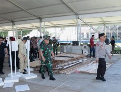 Kapolda Sumut dan Pangdam I/BB Cek Persiapan Pengamanan Kedatangan Wapres ke Tapteng