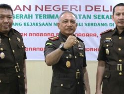 Hamonangan P Sidauruk Kacabjari Deli Serdang yang baru di Labuhandeli