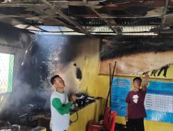 Ruang Pelayanan Kantor Kades Pematang Sijonam Sergai Terbakar