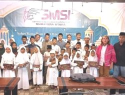 Buka Puasa Bersama, SMSI Santuni Anak Yatim Piatu