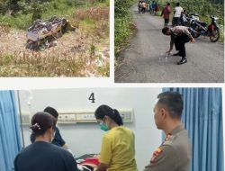 Minibus Angkut Belasan Penumpang Masuk Jurang di Samosir, 2 Tewas 9 Luka-luka