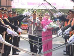 Polres Sergai Gelar Penyambutan Kapolres Baru AKBP Oxy Yudha Pratesta SIK