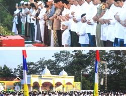 Ribuan Masyarakat Kota Medan Ikuti Salat Ied di Taman Cadika