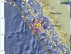 Kepulauan Mentawai Diguncang Gempa Magnitudo 6,1