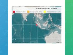 Getaran Gempa Mentawai Dirasakan di Sejumlah Wilayah