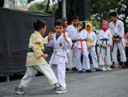 Car Free Day Di Medan Seru, Warga Olahraga Rekreasi dan Beladiri Kempo