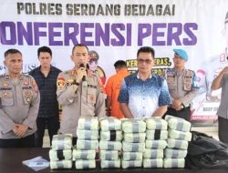Polres Sergai Amankan 28 Kg Sabu dari Dua Kurir yang Ditangkap