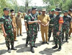 Tim Wasev Mabesad Tinjau  Pelaksanaan Kegiatan TMMD 116 Kodim 0204/DS
