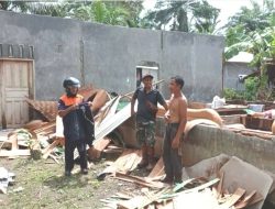 Puting Beliung Hantam Sejumlah Desa di Langkat, 72 Rumah Warga Rusak