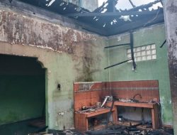 Satu Rumah Terbakar di Kelurahan Terjun, Medan Marelan