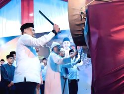 Bobby Nasution Tabuh Bedug Takbiran Iduladha Bersama  Forkopimda dan Ulama
