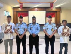 9 Napi Lapas Lubuk Pakam Terima Remisi Hari Raya Waisak
