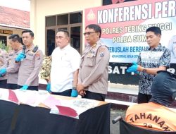 Polres Tebing Tinggi Ungkap Kasus Pembunuhan, Pelakunya Ditangkap di Riau