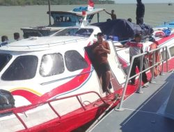 Lanal TBA Selamatkan kapal Penumpang di Perairan Kuala Bagan Asahan