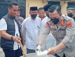 Polresta Deliserdang Musnahkan Barang Bukti Narkotika