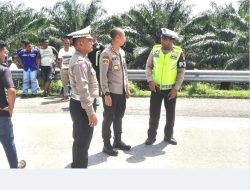 Pecah Ban Penyebab Pikap Terbakar di Jalan Tol Medan-Tebingtinggi