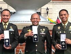 Tiga Pamen TNI AD Lulus Sesko AD Amerika Serikat dengan Predikat Cum Laude